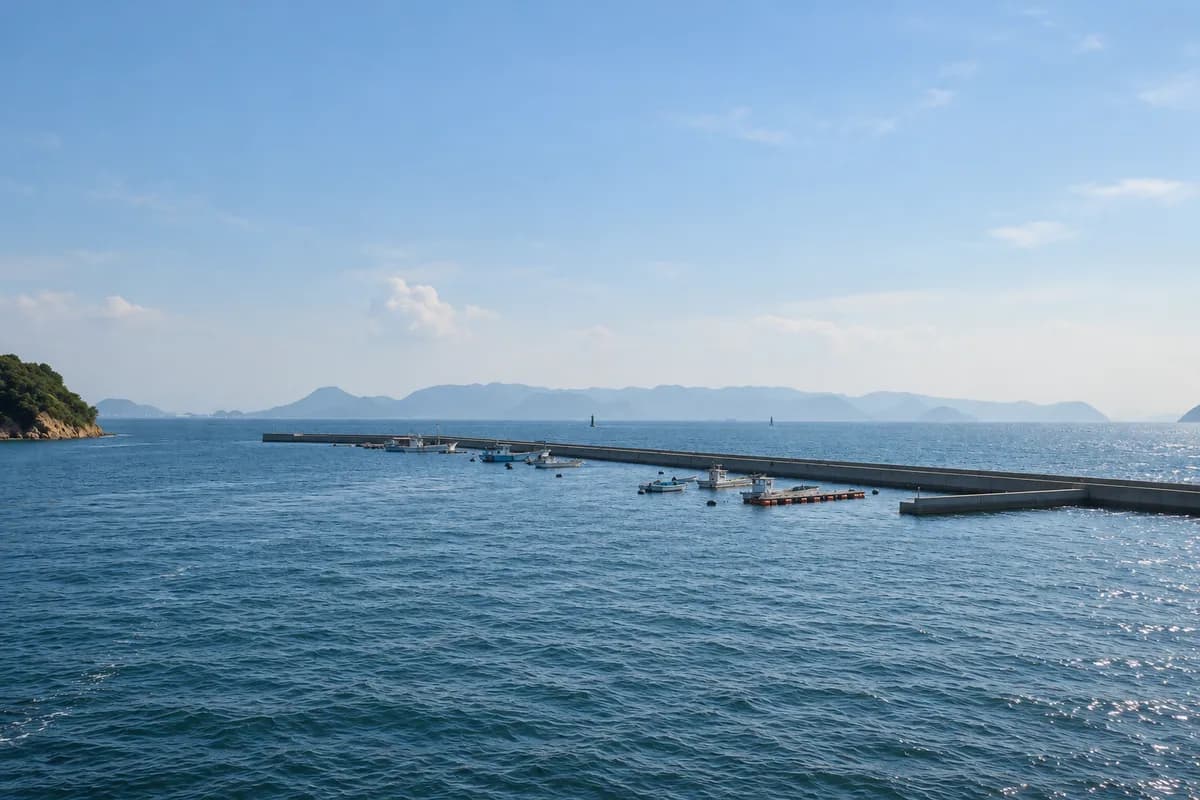 Naoshima’s coast, Japan