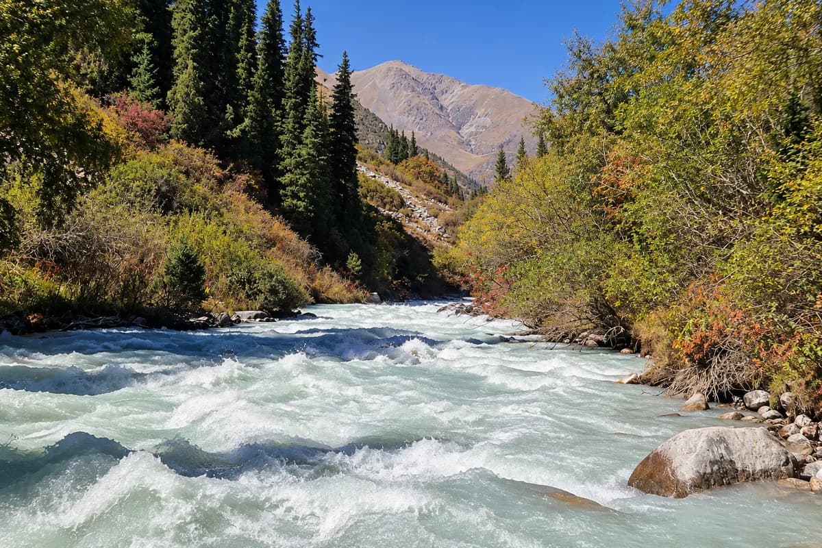 Ala-Archa river, Kyrgyzstan